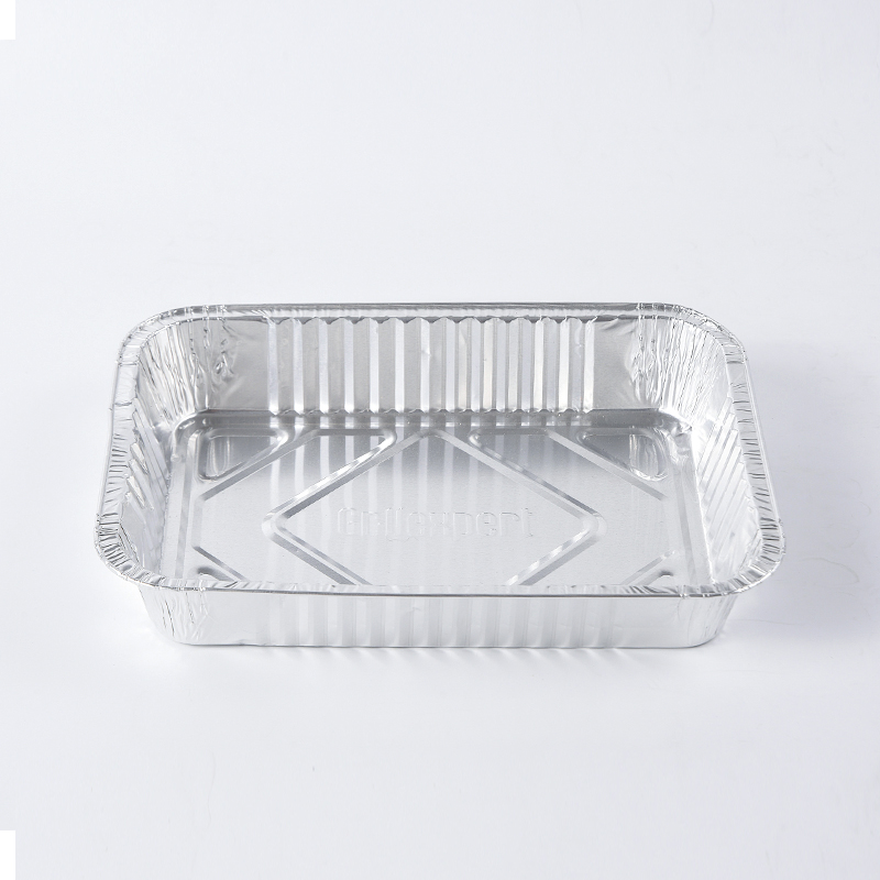 Engros økonomisk engangsbeholder i aluminiumsfolie for matlaging Bakeemballasje RK-22